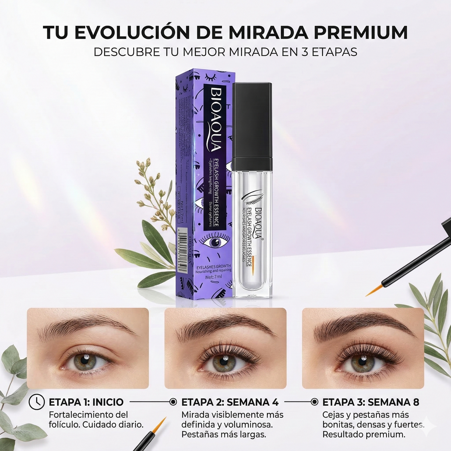 Serum Crecimiento de Pestañas y Cejas